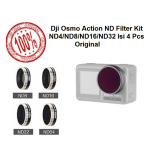 Dji Osmo Action ND Filter Kit ND4/ND8/ND16/ND32 Isi 4 Pcs Original